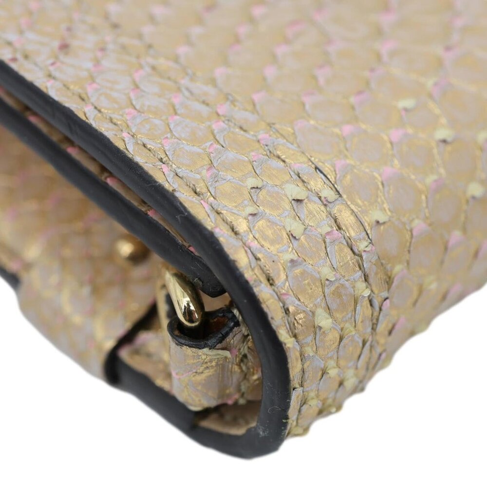 Louis Vuitton Trunk Python Leather Chain Wallet S… - image 8